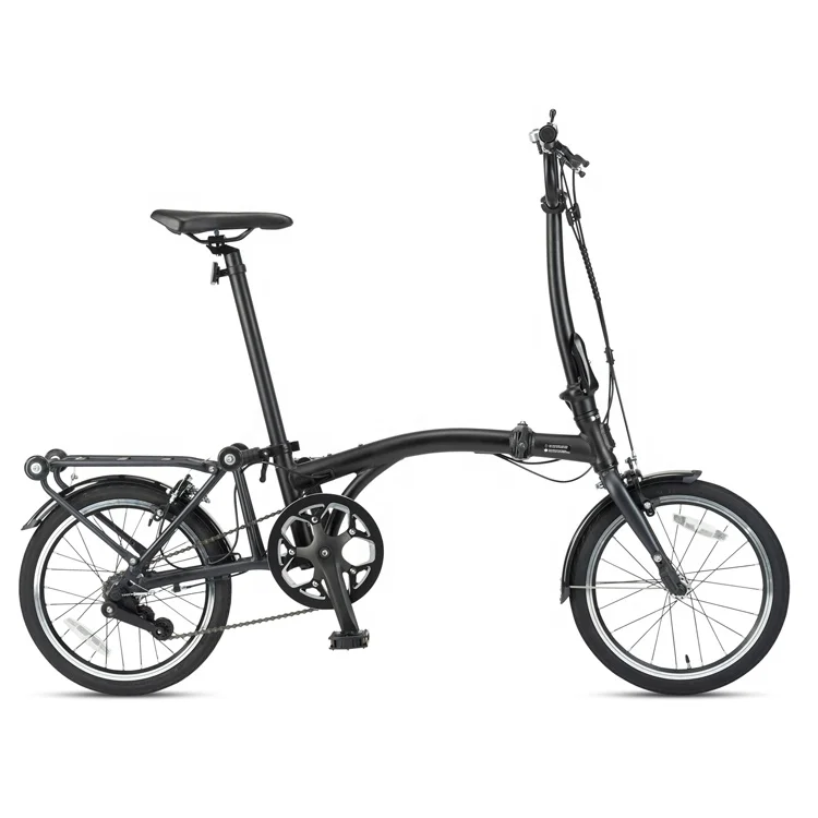 折り畳み自転車16インチブラック Amazon | 16インチ折りたたみ自転車ミニ超軽量ポータブル可変速