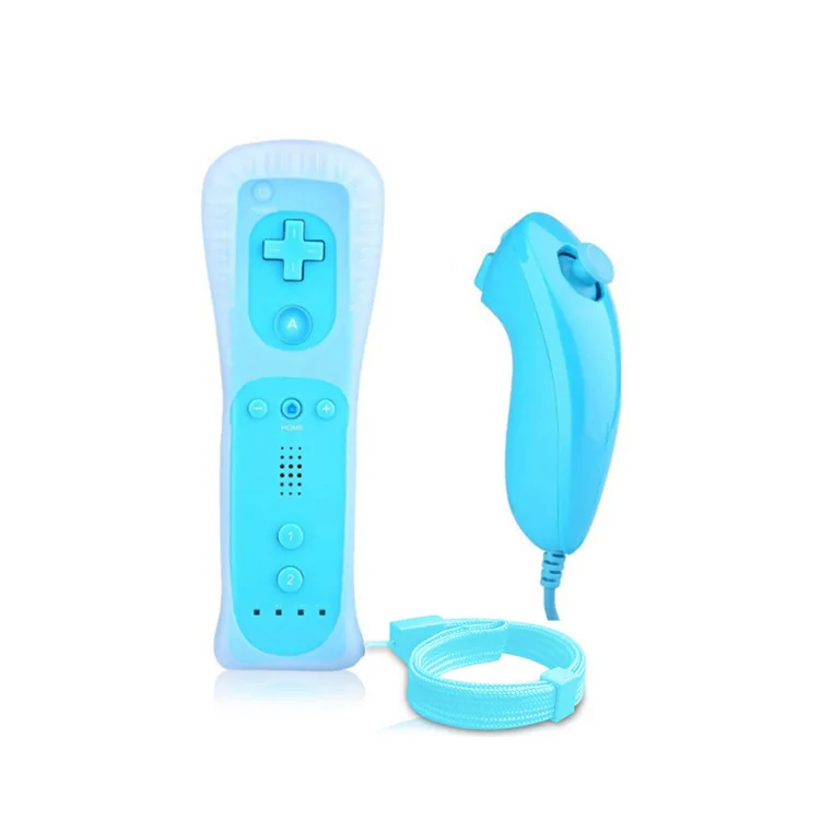 Wii向けワイヤレスゲームパッド 2in1ヌンチャクコントローラー