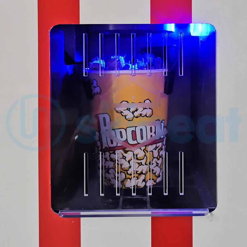Popcorn Vending Machine Filled in Fresh Flavoured Dry Corn Seeds Pop Without Hot Oil