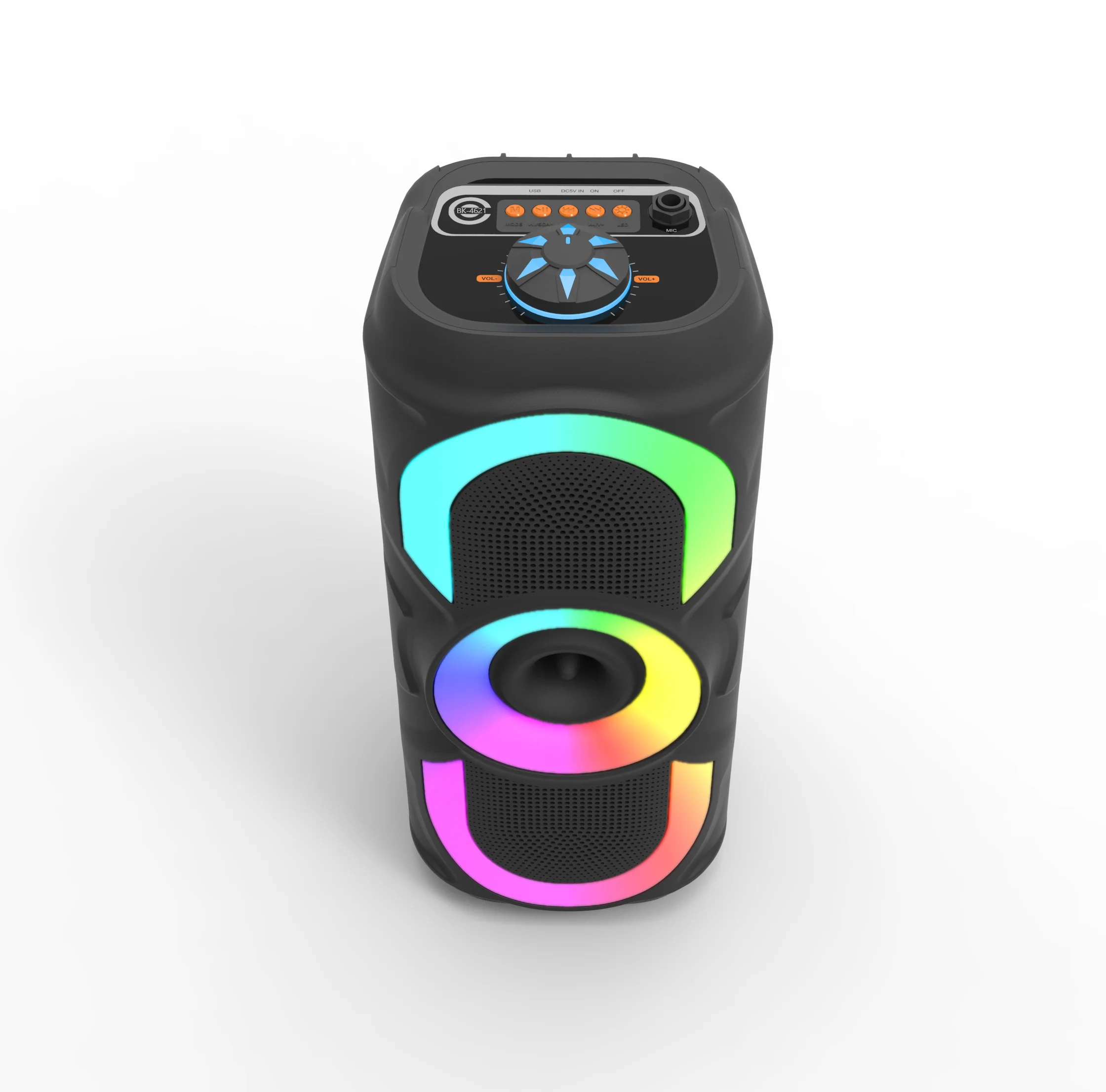 Oudiobop Dual 4inch Music Light Party Speaker with Bass