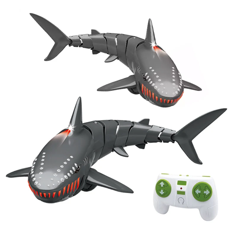 Simulation Waterproof 2.4g Remote Control Water Shark Toys Swimming