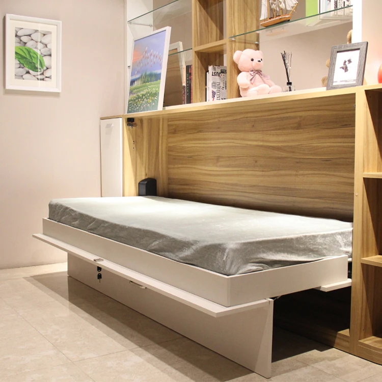 Hidden Murphy Bed Mechanism Manual Horizontal Folding Space Saving Murphy Wall Bed Hardware Kit
