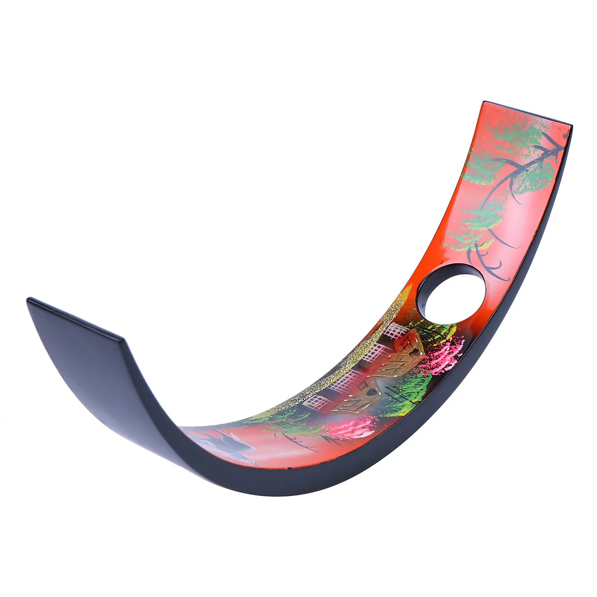 Hot Sale Lacquered Wine Bottle Holder Wine Stand Wood Rack Lacquer