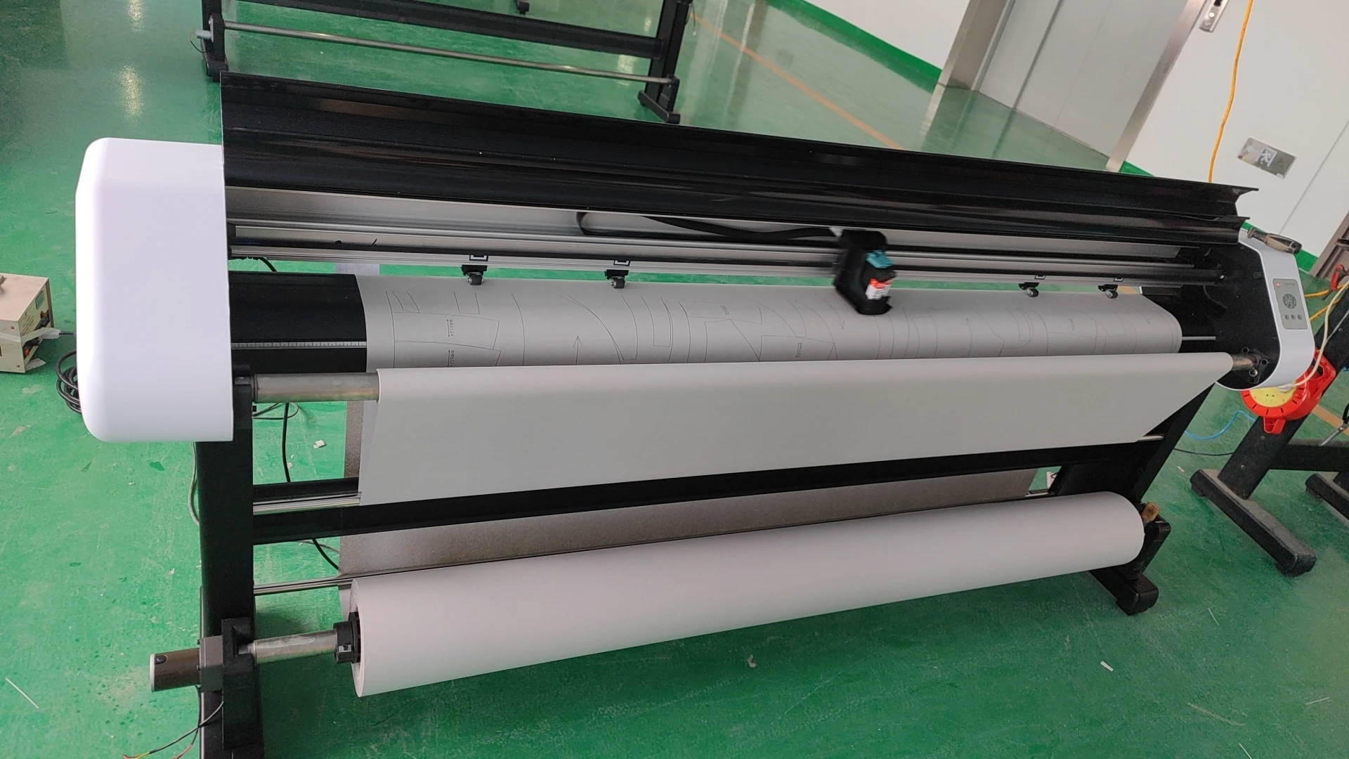 2022 Beautiful Design Rabbit Gemini Gerber Optitex CAD High Speed Double Head Rabbit HJ-1800 Garment Inkjet Plotter
