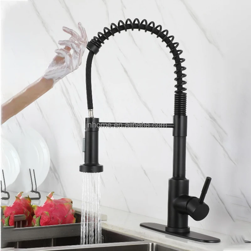 Flexible Spring Kitchen Faucet Hot And Cold Kitchen Mixer Sink Faucet ...