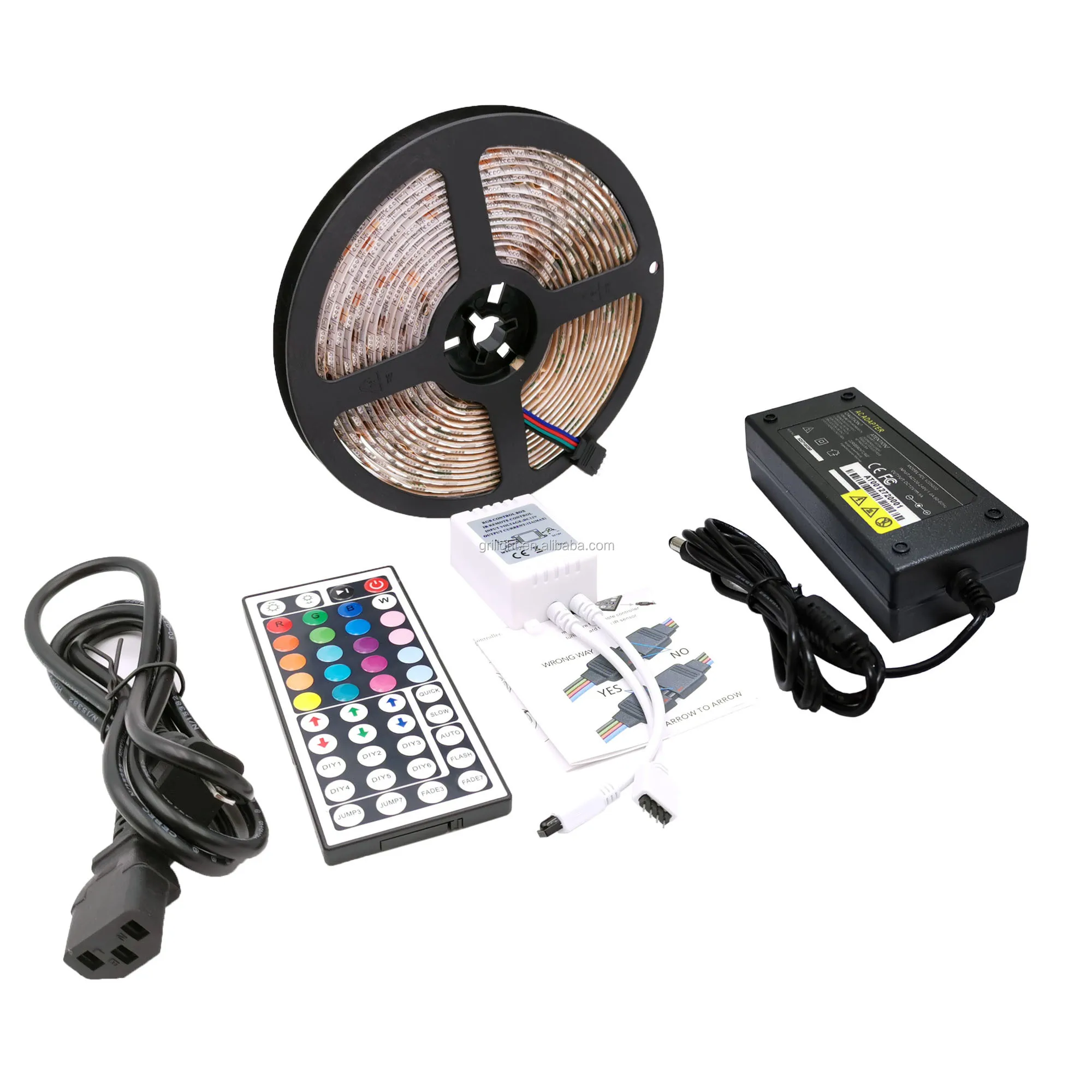 Flexible Waterproof Ip65 5m 10m Dc12v 150leds Smd5050 Adjustable Rgb ...