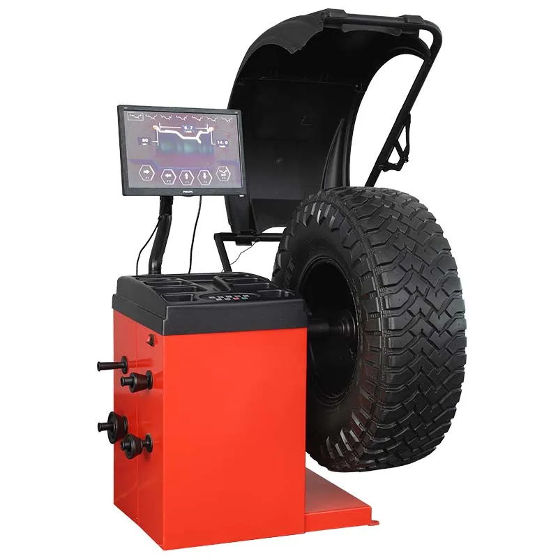 KJ-90ES Wheel Balancer Machine with CE Certified 200rpm Car Wheel Balancing for Auto Workshop