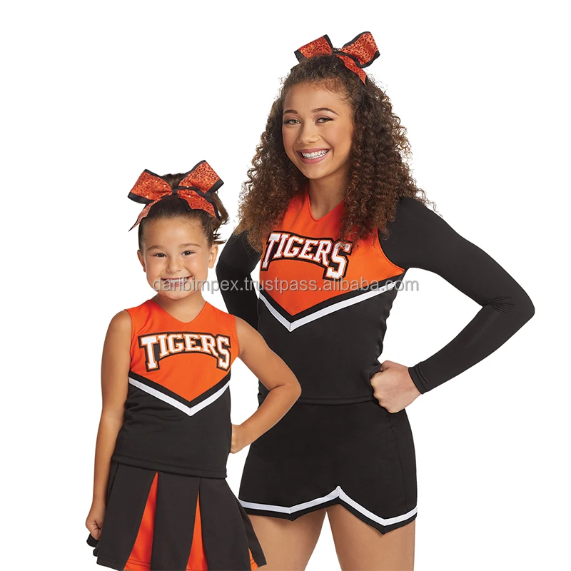 Customized Cheer Girls Uniform Wholesale Cheerleading Uniforms Oem