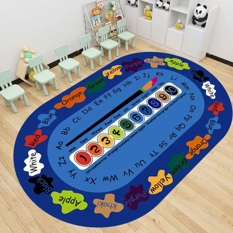 Baby Floor Play Mat  Plush Padded Non-slip floor playmat Early Educational Kids Floor Play Mats manufacture