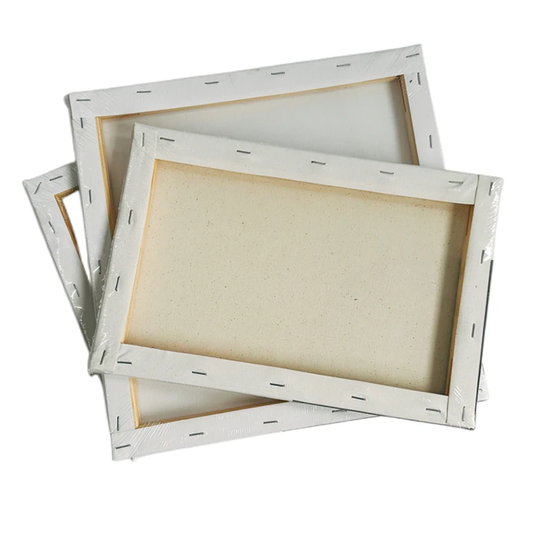 100% Cotton Stretched Canvas Board for Oil Painting with Matte Finish and Eco-Solvent Latex UV Ink Support