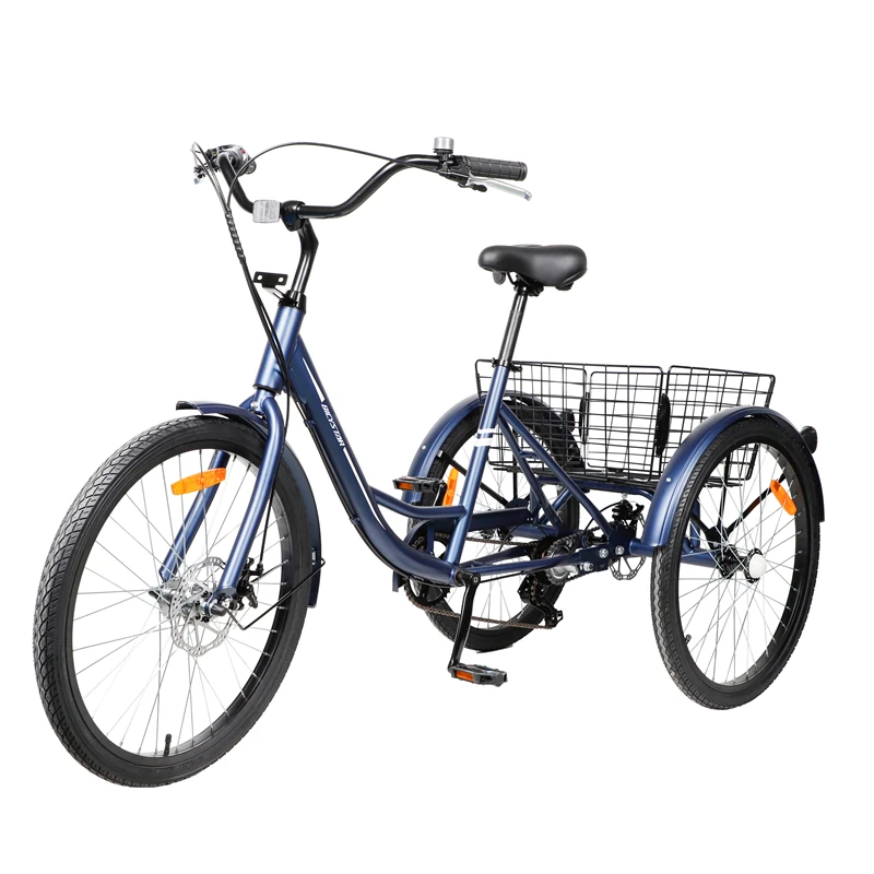 Three Wheels Recumbent Bike Tricycle Adult Three-wheel Trike Bicycle Rear  Axle for Adults 300cc