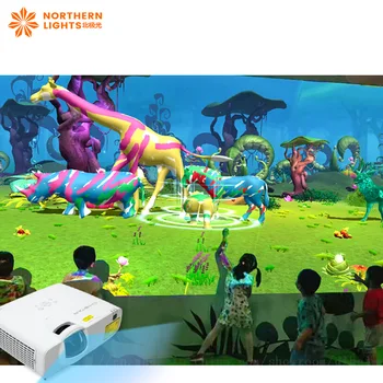 Professional Interactive Floor Interactive Projection Painting Table Projector for Kids' Game