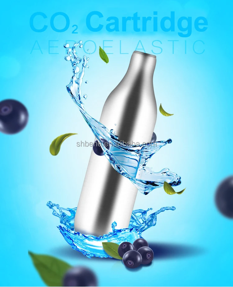 product high pressure 8g 12g 16g 25g co2 cartridge industrial gas  food grade durable steel cylinder for inflator and cream charger-1