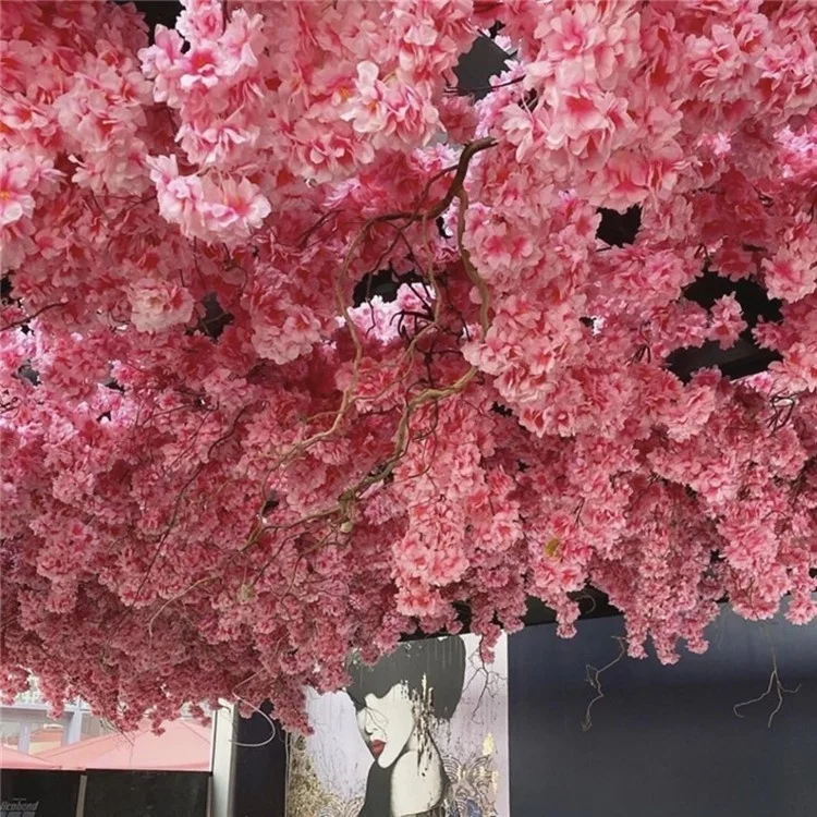 YAYUN CH1039 Chinese Factory Customized Artificial Hanging Cherry Blossom Branch