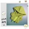 Labubu sweater suit avocado green