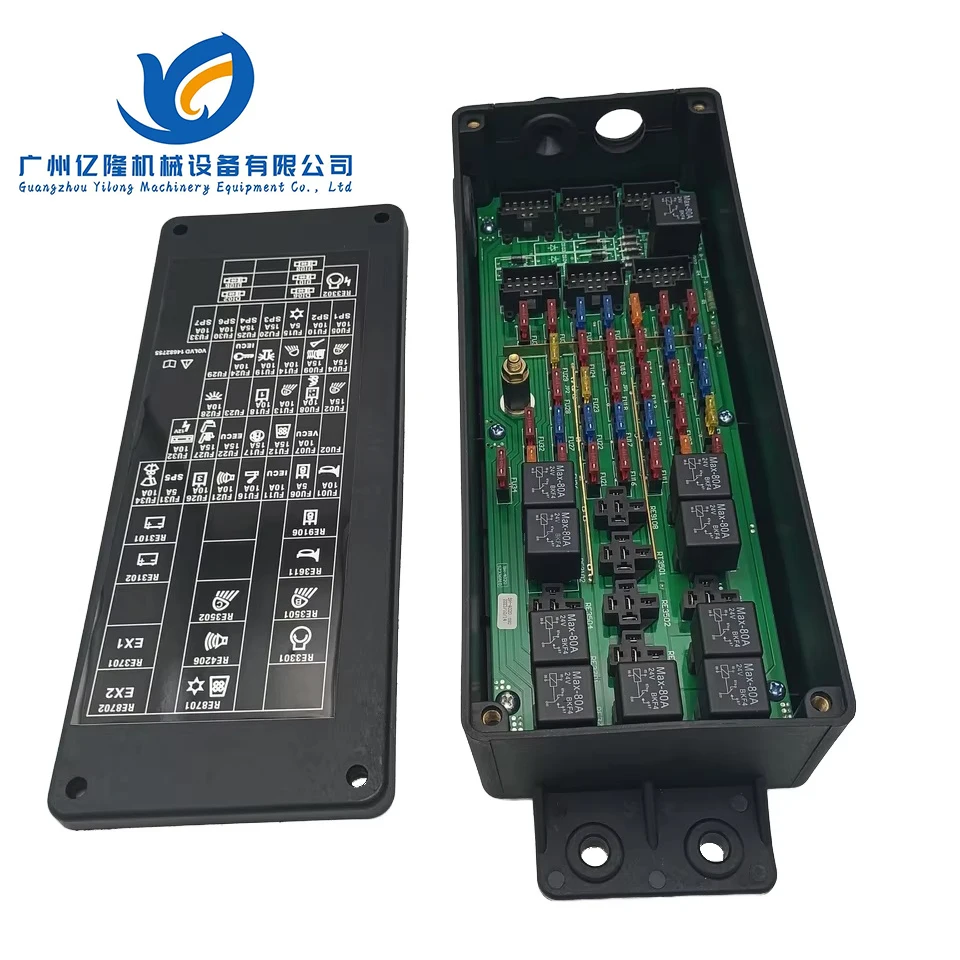 High Quality 14683137 Universal Electrical Board Safety Box Fuse Box for Excavator Compatible Construction Machinery Parts