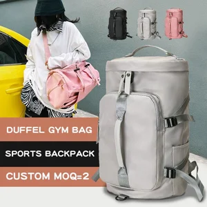 Women Gym Fitness Men Backpack Large Capacity Eco Friendly Weekend Travel Duffel Bag