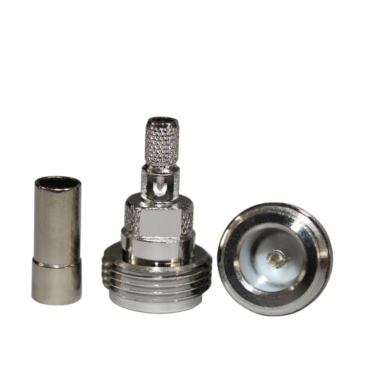 product wholesale n c k3 kirsite connector female n connector crimp rg58 rg142 n type connector-2