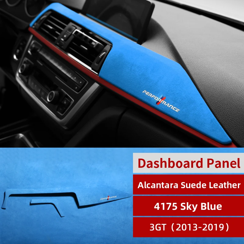 Alcantara Wrap Car Dashboard Panel ABS Cover Trim Car Interior Decoration  for BMW F30 F31 F32 F34 F36 3GT 3 4 Series Accessories