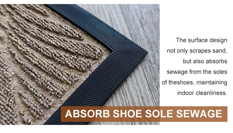 Custom Outdoor Industrial Doormat Rubber Mats Flooring Wholesale Plain Ribs Door Mats(图4)