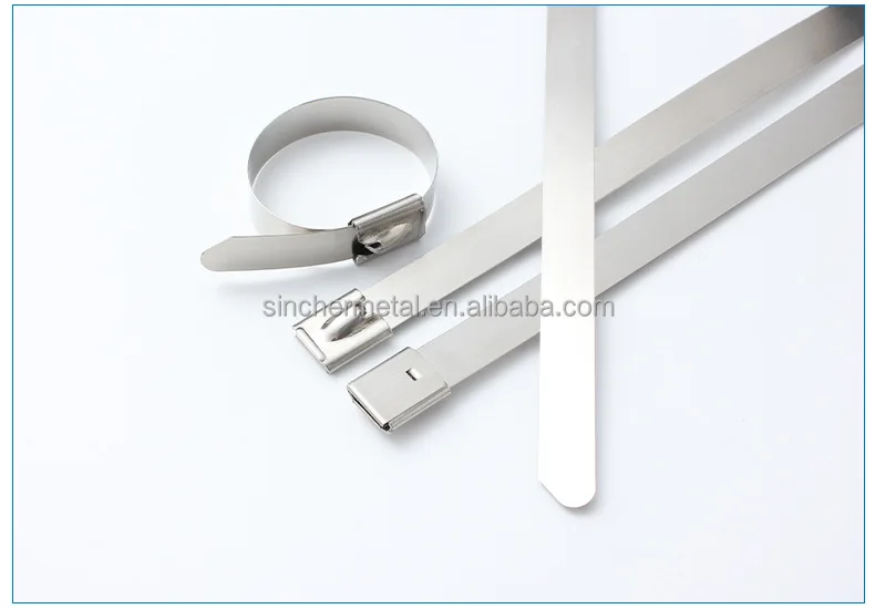 Aço inoxidável Belt e Buckles Pole Banding Bandit Tape Cable Tie