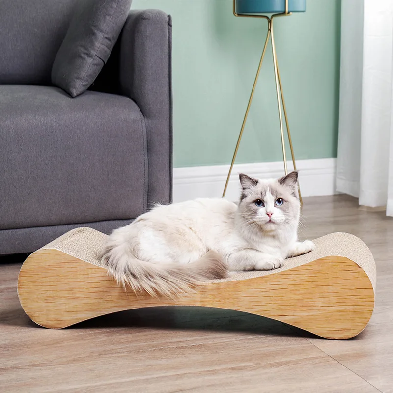 Ama Hot Selling Custom Ecofriendly Cat Toy Kitten Scratcher Cardboard