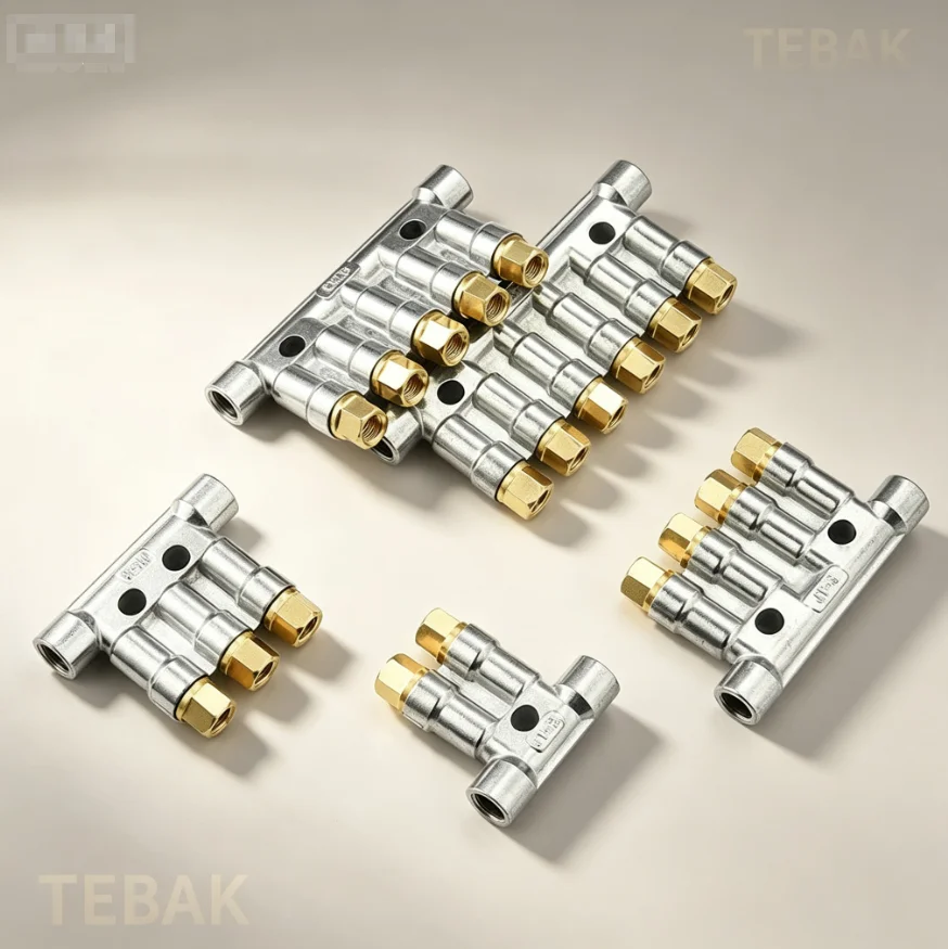 TEBAK Seirna Grease Distributor Quantitative Injector for CNC Machinery Central Lubrication