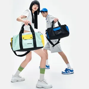 Noxxon Sports Fitness Leisure Travel Bag Multi-Function Dry Wet Separation Light Nylon Zipper Weekend Sports Duffel Gym Bag