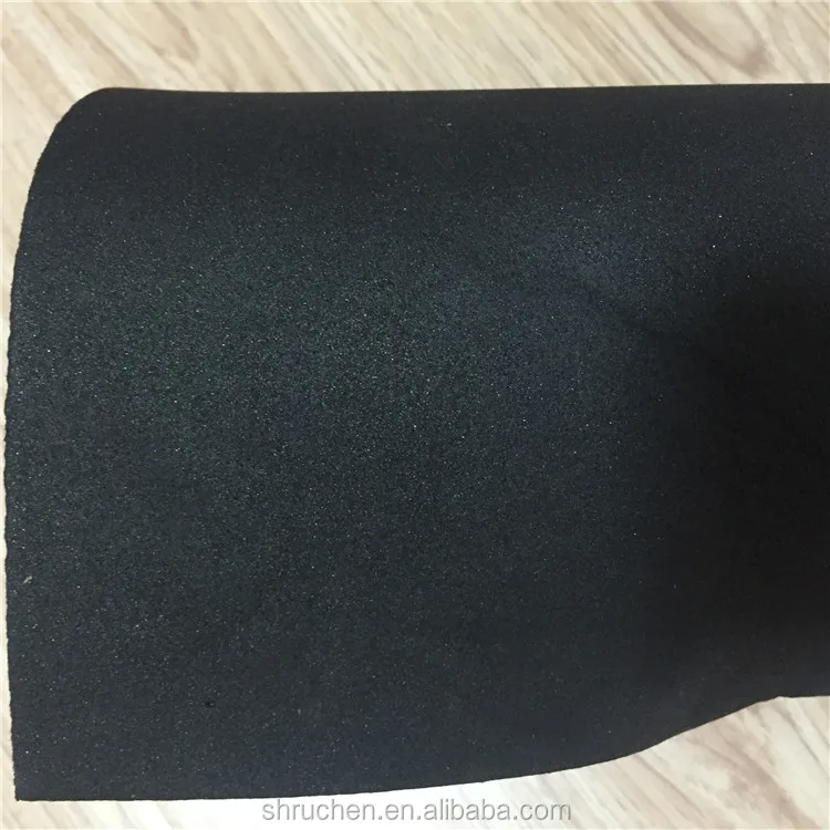 
 Пользовательский 5 мм черный пенопластовый неопреновый SBR резиновый лист  