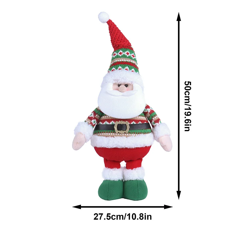Eaglegifts New Style Xmas Decoration Stuffed Toys Customized Standing