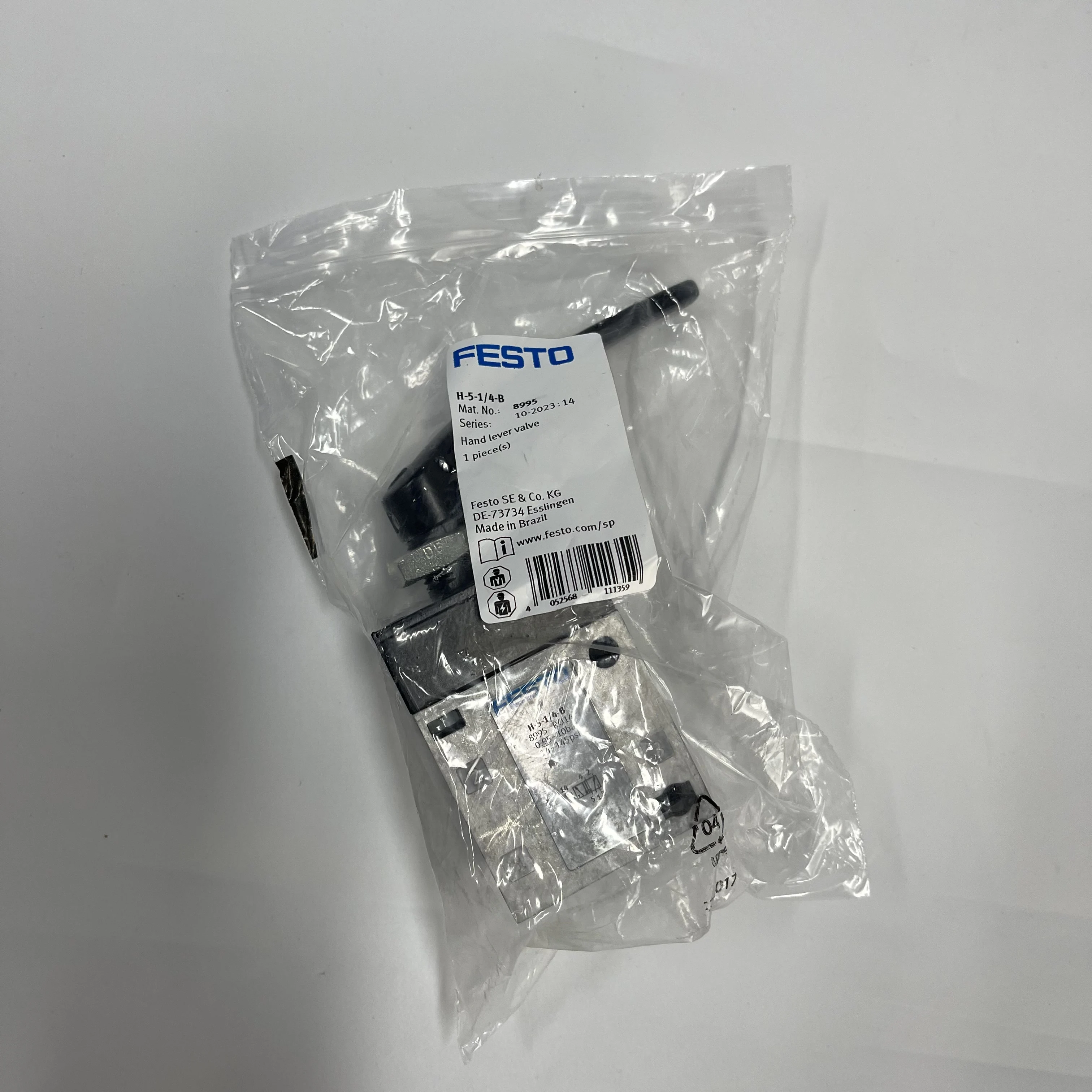 FESTO Solenoid Valve H-5-1/4-B FESTO Solenoid Valve H-5-1/4-B
