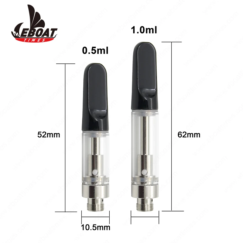 Wholesale 510 Vape Cartridge Ceramic Disposable Empty 0.5/1.0ml Cbd Oil Vape Cartridge