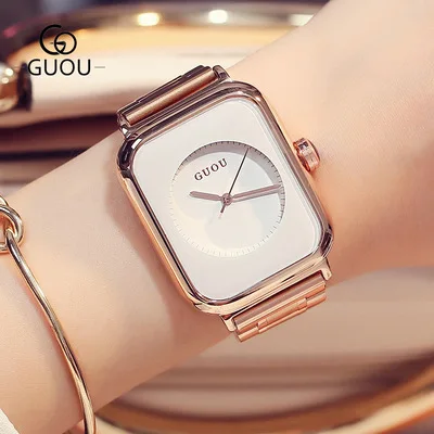 Quartz Watches Guou Luxury Watch GUOU Luxury Big Dial Quartz