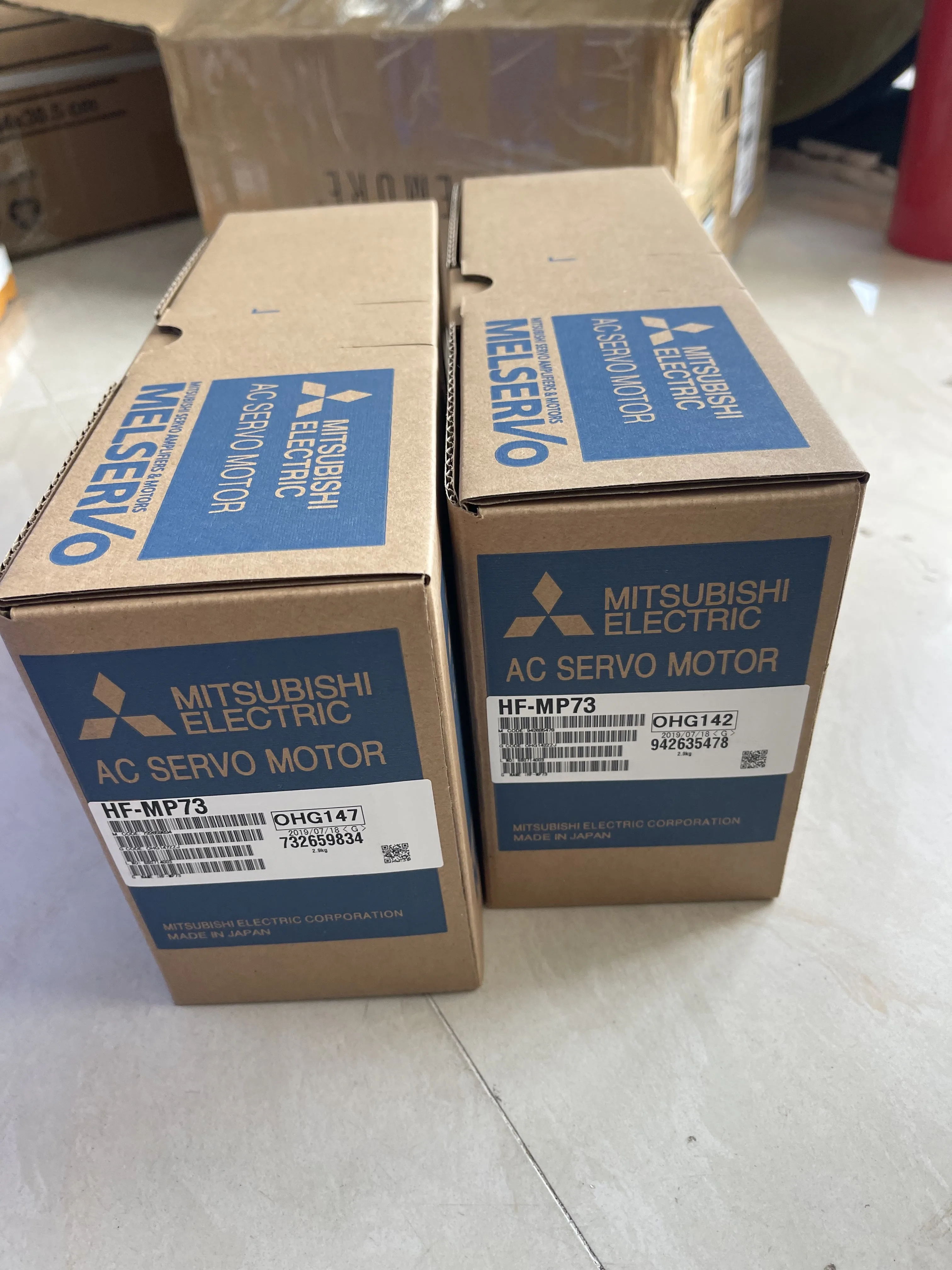 Mitsubishi AC Servo Motor HF-MP73 Mitsubishi AC Servo Motor HF-MP73