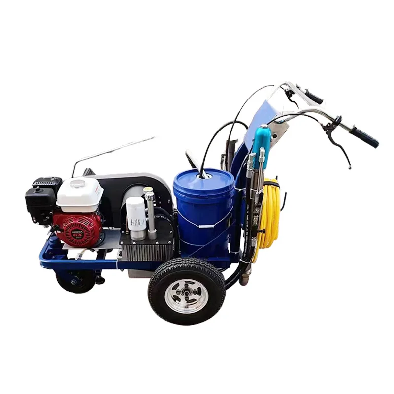 All-in-One Road Line Marking Truck Equipped with Paint Tank and Thermoplastic Melter