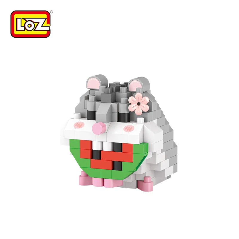 LOZ 8608 Pet Cat Mini Tidal Play Building Block Pendant