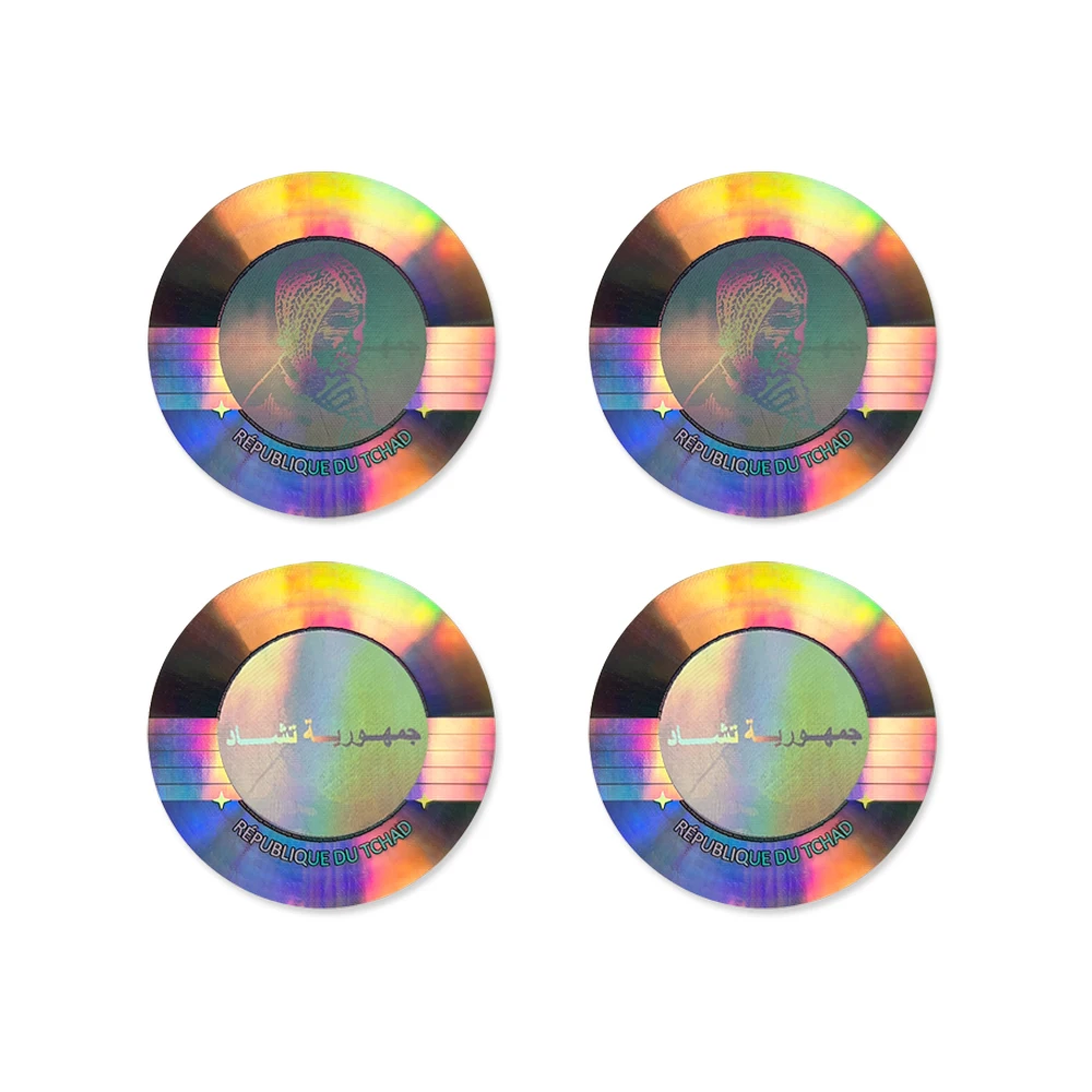 product yiko factory price hologram sticker custom special shape tamper seal holographic sheet secured honeycomb for holo function-4