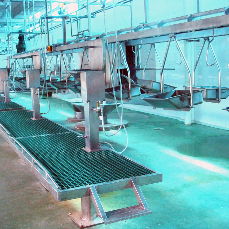 Sheep slaughtering equipment-lamb and sheep automatic bleeding line bleeding conveyor