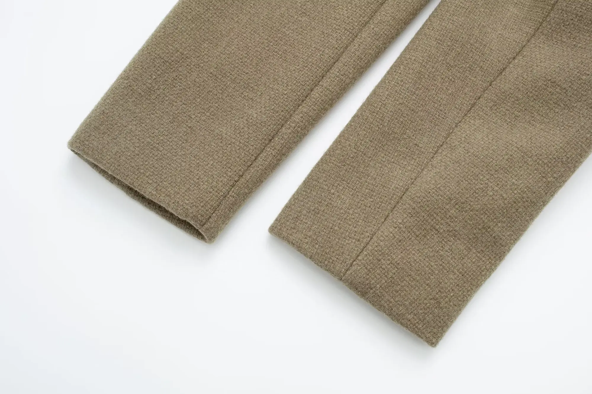 Zatrhmbm 2023 Women Fashion Clamshell Decoration Cropped Jackets Coat