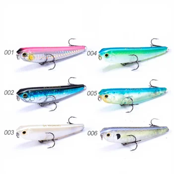 Best-selling Artificial Hard Bait Zigzag-Shaped Surface Lure for Long-Distance Casting VMC Hooks 80mm 85g Freshwater Fishing – Hard Lure – view 5