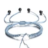 Semi-finished bracelet - peacock blue