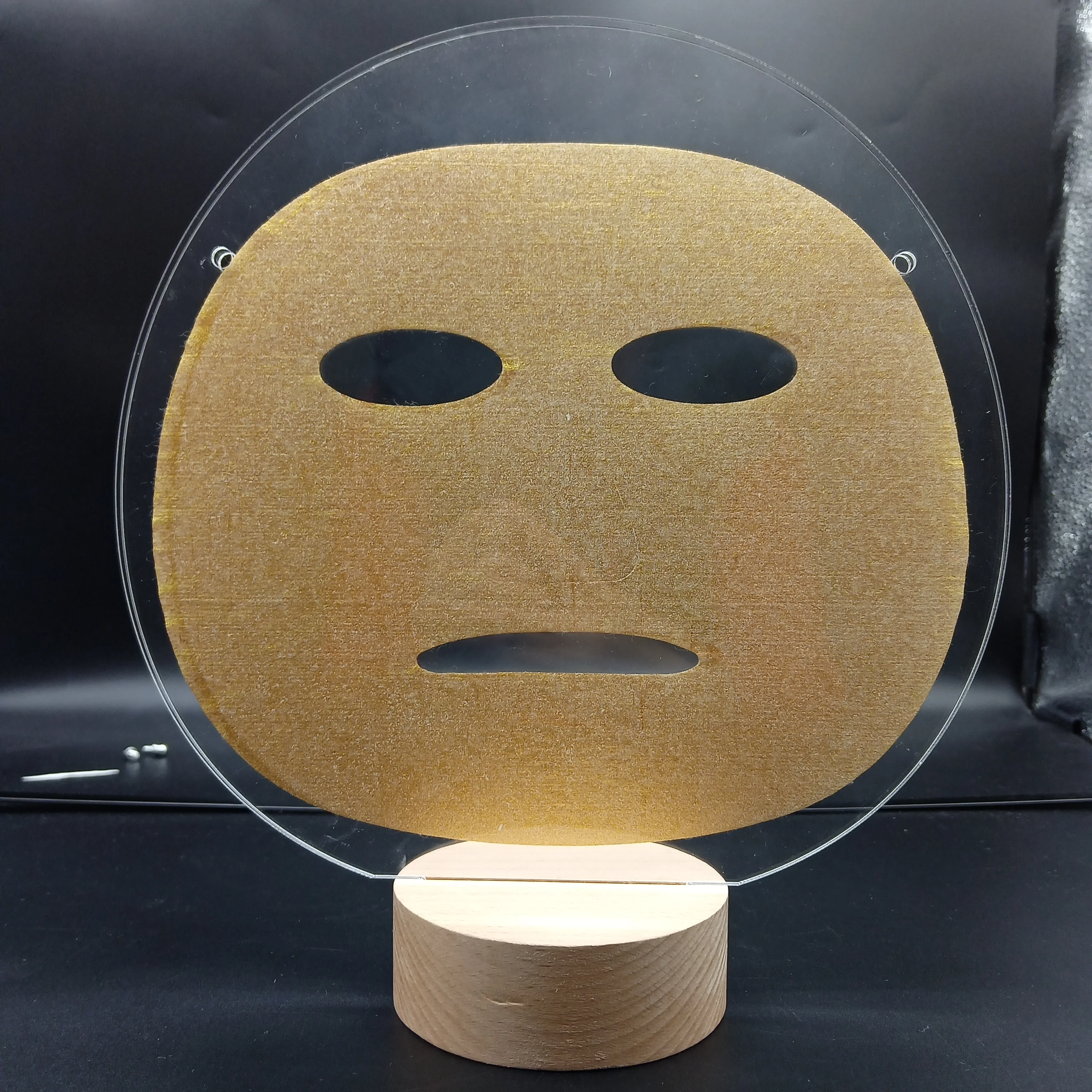 Маски для лица из чистого хлопка с золотым