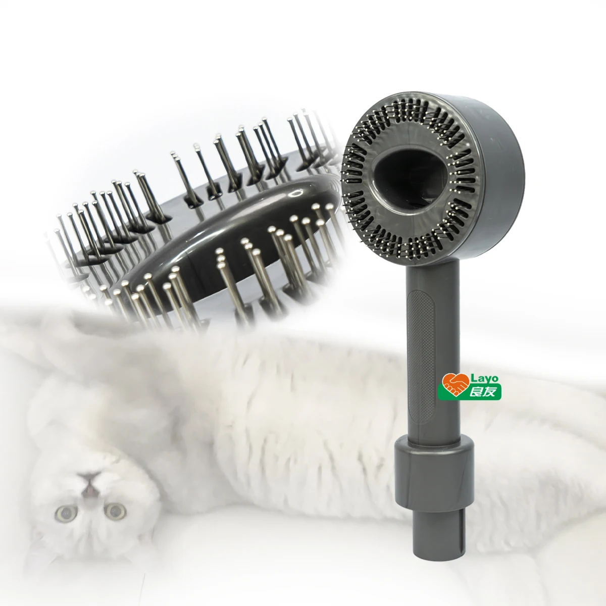 Hair Removal Vacuum Cleaner Accessory Parts Dog Cat Brush Animal Pet Grooming Brush Pipe Hose for V7 V8 V10 V11 V12 V15