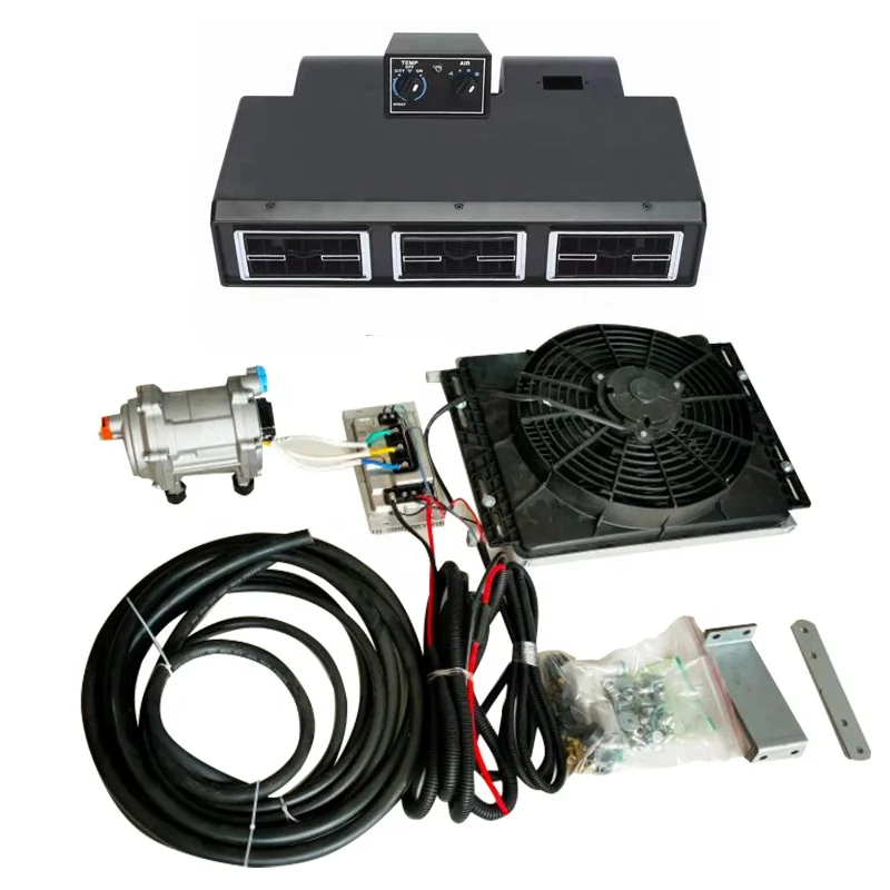 24V 12V 電動ミニスプリットトラック用スリーパーエアコン パーキング