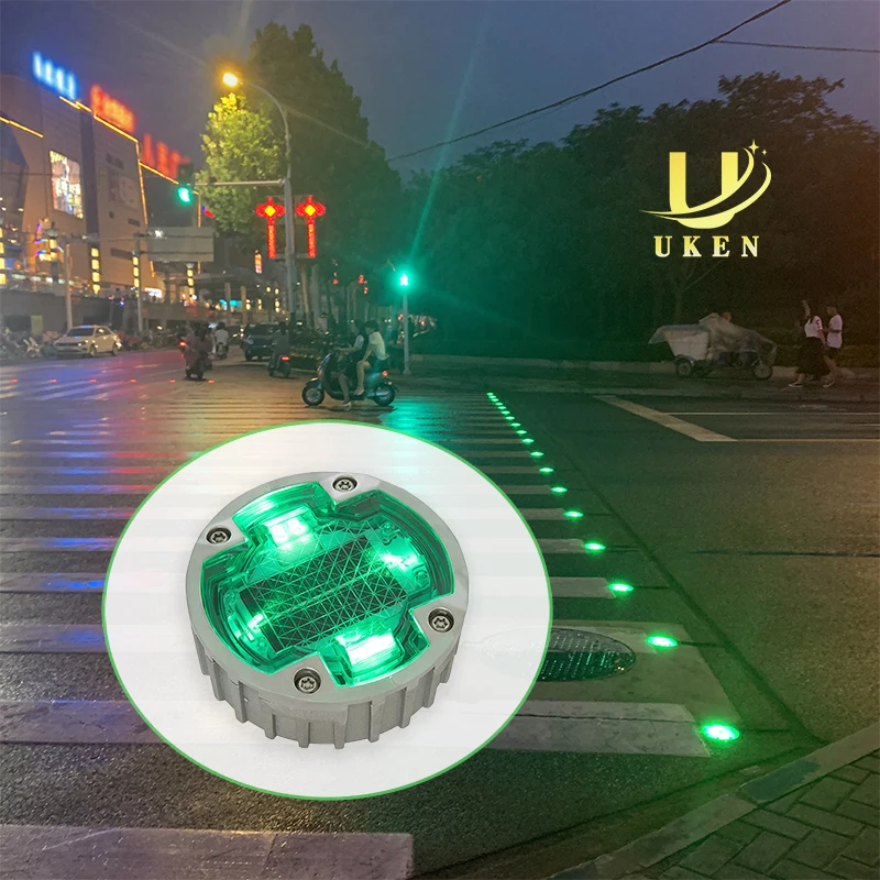 В-проезжей части предупредительный световой сигнал irwl Встроенный смарт-«Зебра» подземный похоронен со светодиодной подсветкой пешеходных дорожек светофор