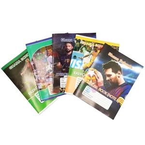 A5 Elementary School Supplies Wholesale Single Line Customized Design Notebooks 80page Notebook Bulk Exercise Book for Student