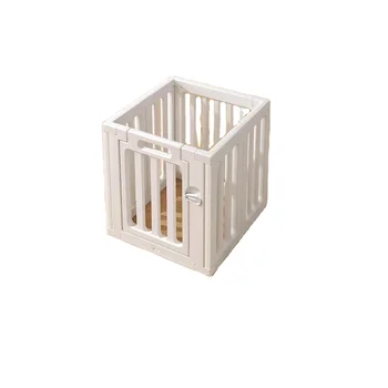 Pets playpen indoor separated pet activity space dog house cat house fence plastic playpen