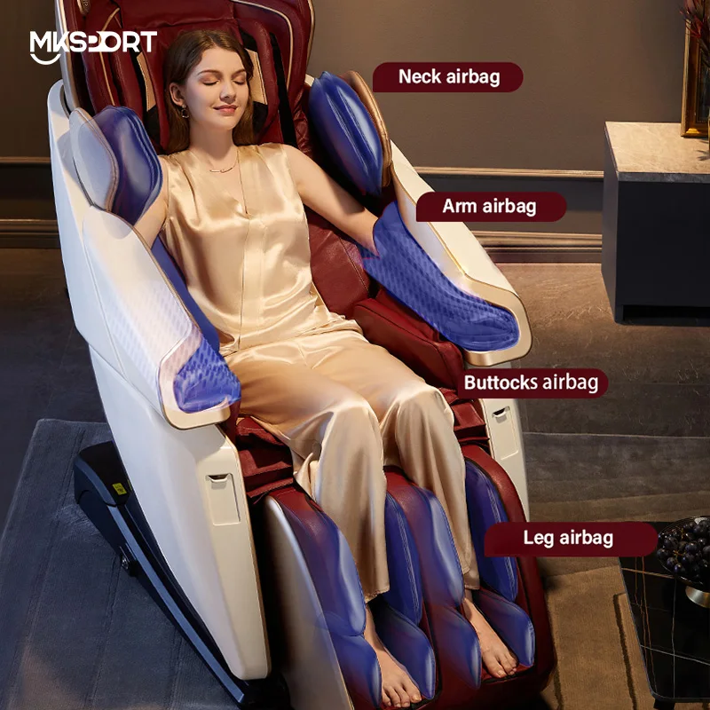 Luxury Full Body Electric Ai Smart Heat Recliner Robot Hand Sl Track Zero Gravity Shiatsu 4d