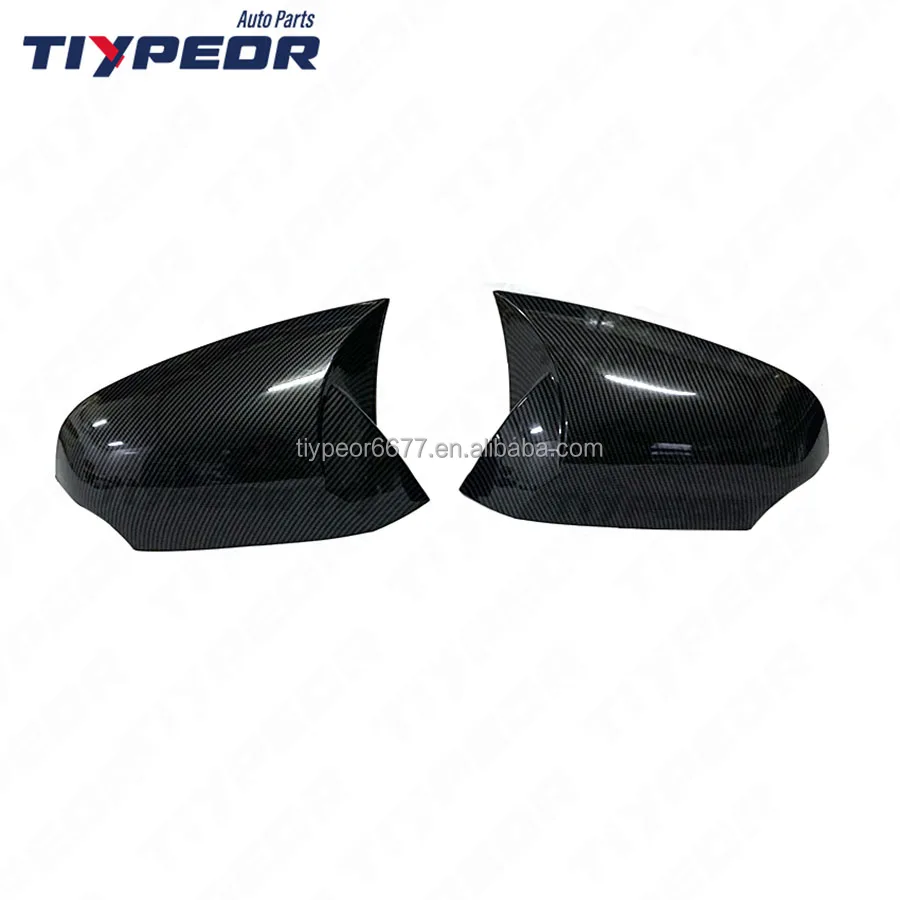 product for renault fluance 2010 2016 rearview mirror cover shell housing car accessories tiypeor carbon look ox horn side mirror cover-3