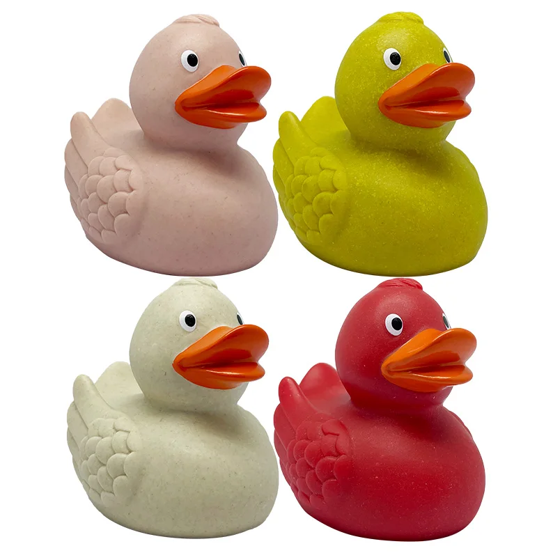 Environmentally Friendly and Biodegradable Wheat Straw 8 cm Rubber Duck